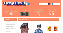 Desktop Screenshot of carnavalandia.com