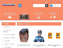 Tablet Screenshot of carnavalandia.com